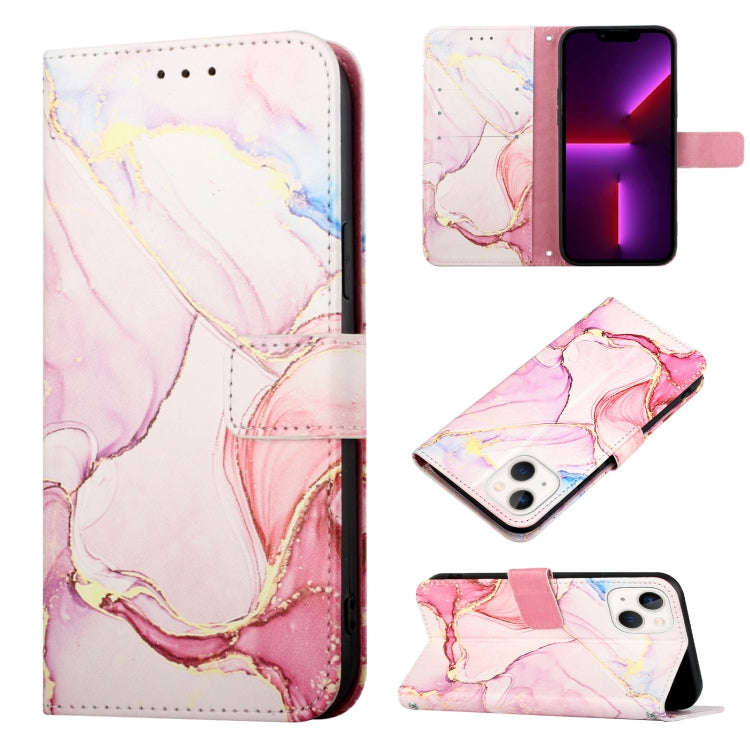 PT003 Marble Pattern Flip Leather Phone Case, For iPhone 17e / 16e, For iPhone 16 Pro Max, For iP...