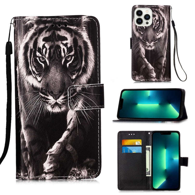 Colored Drawing Pattern Plain Weave Leather Phone Case, For iPhone 17e / 16e, For iPhone 17 Pro M...