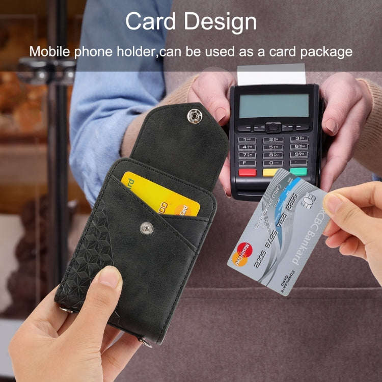 Cubic Grid Calf Texture Magnetic Leather Phone Case, For Samsung Galaxy Z Flip6 / Flip7 FE, For S...