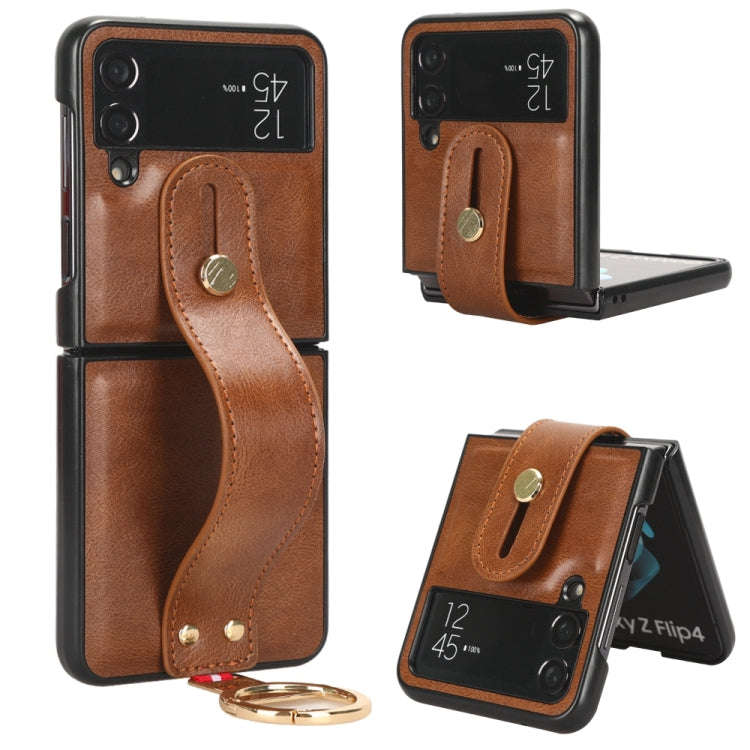 Wristband Leather Back Phone Case, For Samsung Galaxy S24 Ultra 5G, For Samsung Galaxy M34 5G, Fo...
