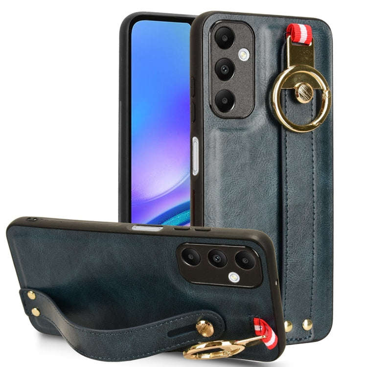 Wristband Leather Back Phone Case, For Samsung Galaxy S24 Ultra 5G, For Samsung Galaxy M34 5G, Fo...