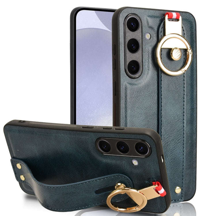 Wristband Leather Back Phone Case, For Samsung Galaxy S24 Ultra 5G, For Samsung Galaxy M34 5G, Fo...