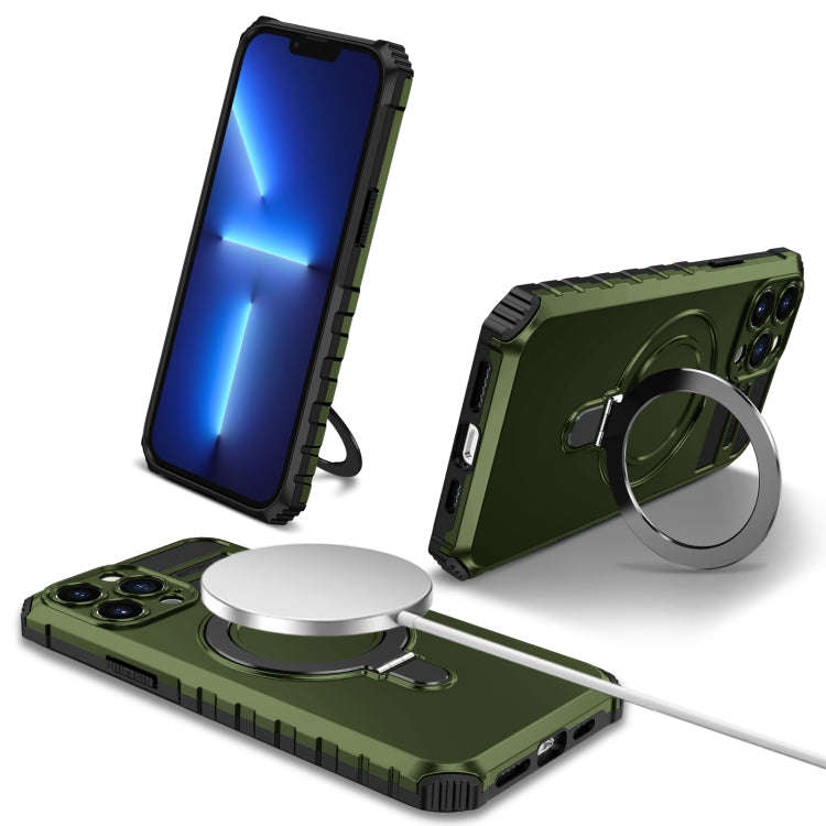 MagSafe Magnetic Holder Phone Case, For iPhone 13 Pro Max, For iPhone 13 Pro, For iPhone 13, For ...