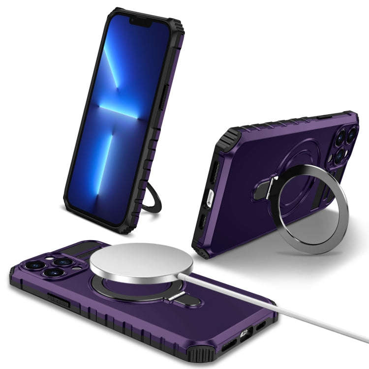 MagSafe Magnetic Holder Phone Case, For iPhone 13 Pro Max, For iPhone 13 Pro, For iPhone 13, For ...