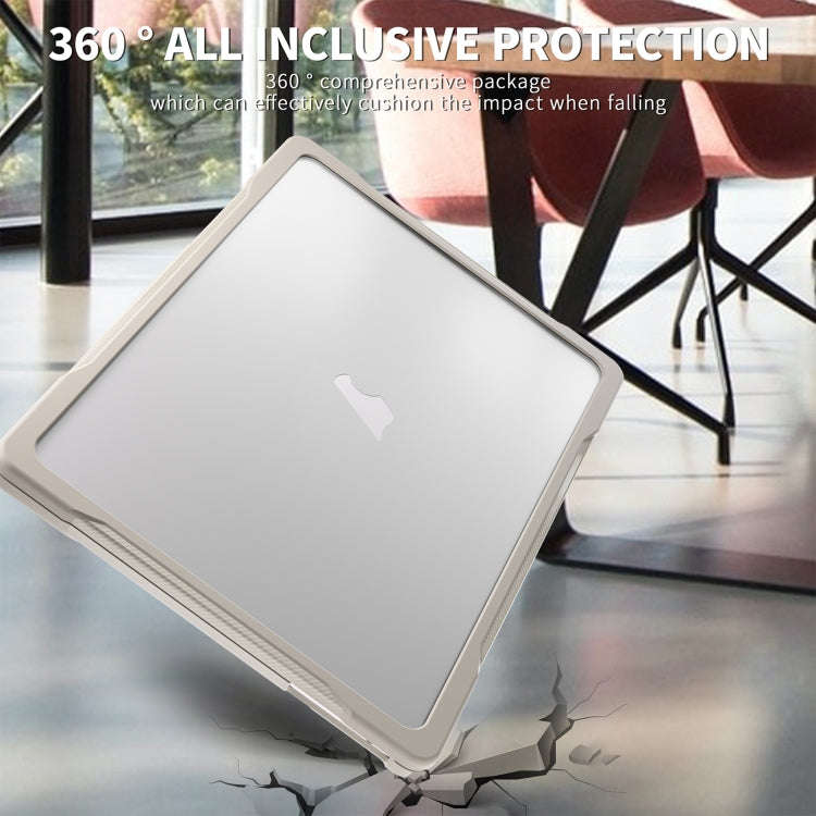 Translucent Laptop Protective Case, For MacBook Air 13.6 inch A2681 2022 / M3 2024 A3113 / M4 202...