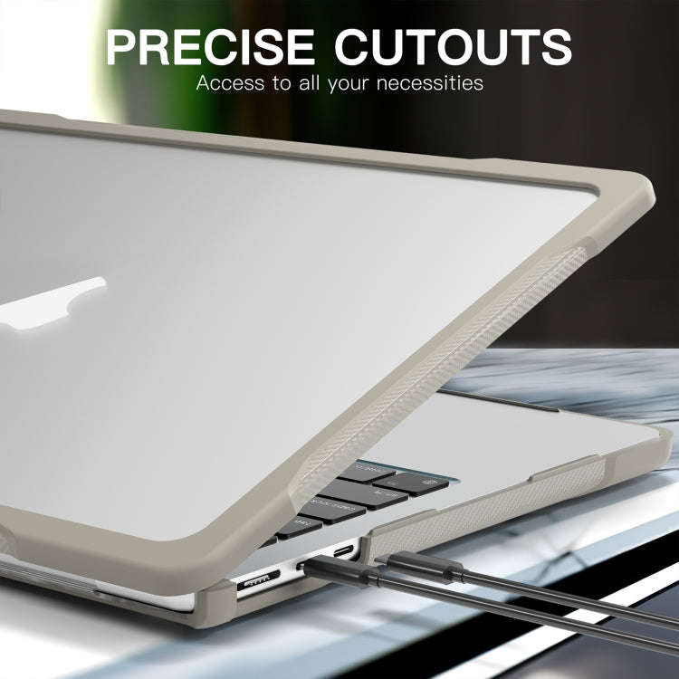 Translucent Laptop Protective Case, For MacBook Air 13.6 inch A2681 2022 / M3 2024 A3113 / M4 202...