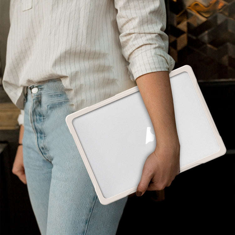 Translucent Laptop Protective Case, For MacBook Air 13.6 inch A2681 2022 / M3 2024 A3113 / M4 202...