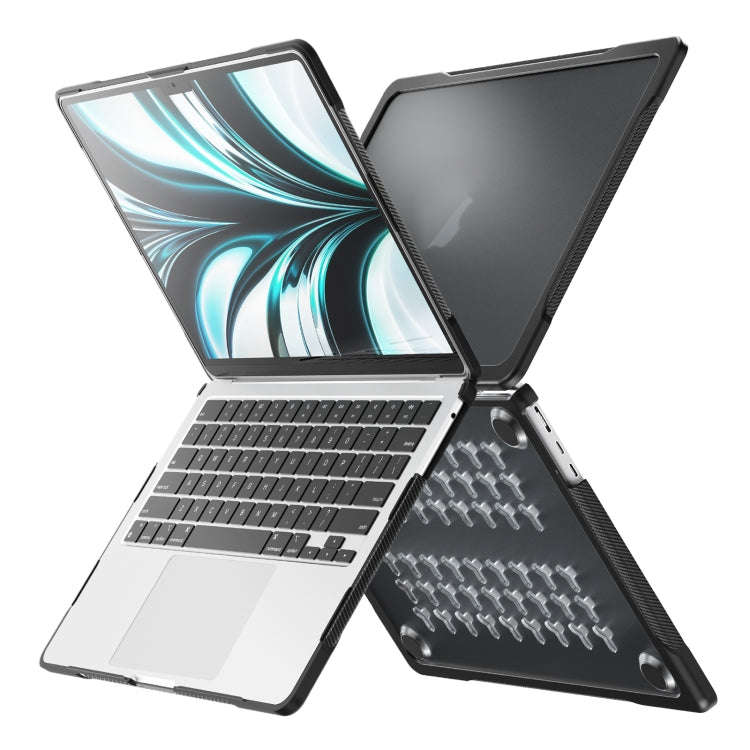 Translucent Laptop Protective Case, For MacBook Air 13.6 inch A2681 2022 / M3 2024 A3113 / M4 202...