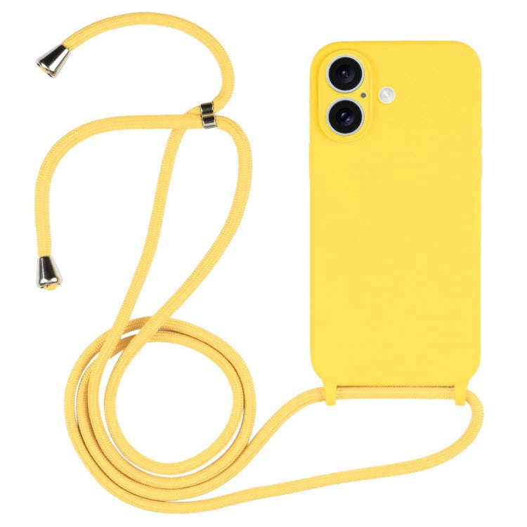 Crossbody Lanyard Liquid Silicone Case, For iPhone 16, For iPhone 15 Pro Max, For iPhone 15 Pro