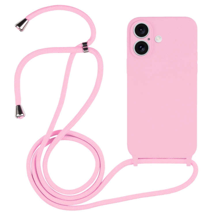 Crossbody Lanyard Liquid Silicone Case, For iPhone 16, For iPhone 15 Pro Max, For iPhone 15 Pro