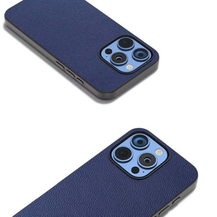 ABEEL Black Edge Genuine Leather Mino Phone Case, For iPhone 16 Pro Max, For iPhone 16 Pro, For i...