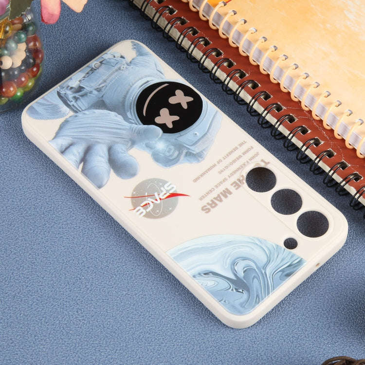 Martian Astronaut Pattern Shockproof Phone Case, For Samsung Galaxy A21s / A21, For Samsung Galax...