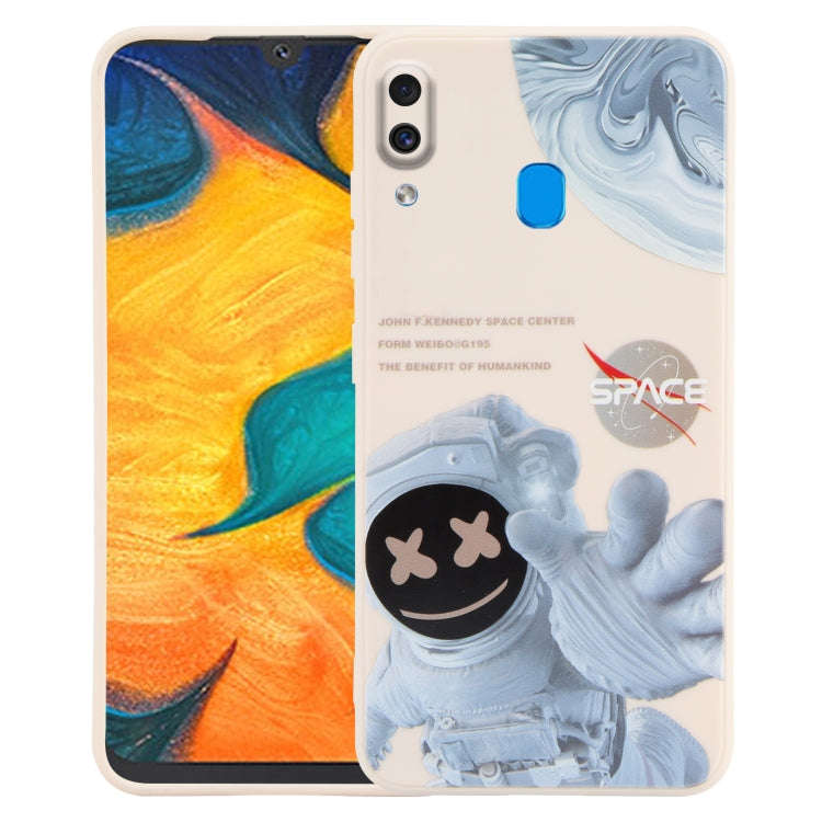 Martian Astronaut Pattern Shockproof Phone Case, For Samsung Galaxy A21s / A21, For Samsung Galax...