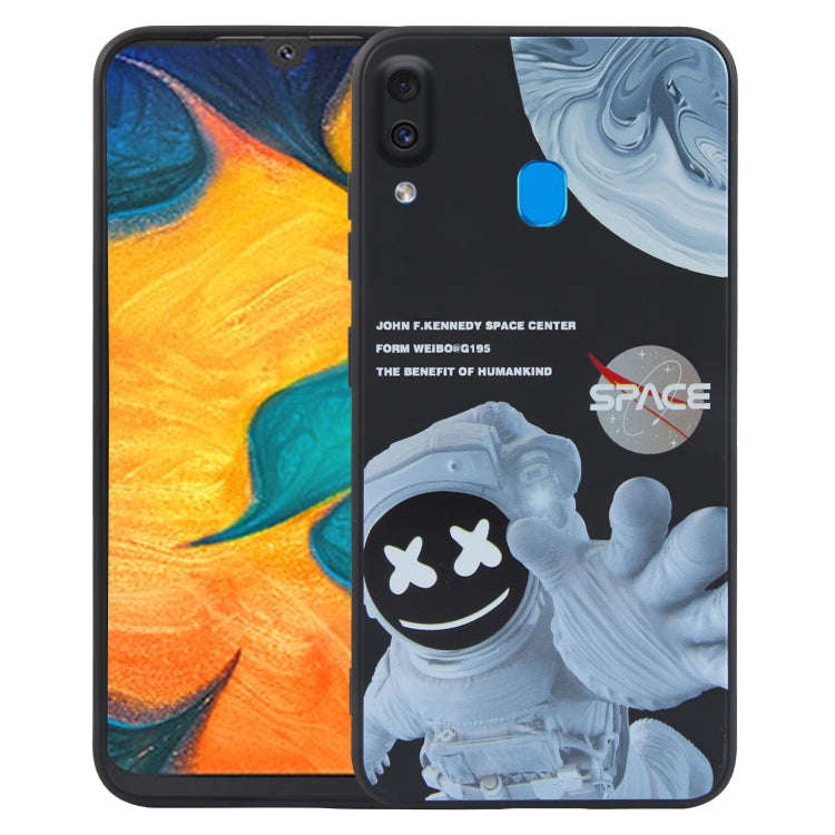 Martian Astronaut Pattern Shockproof Phone Case, For Samsung Galaxy A21s / A21, For Samsung Galax...