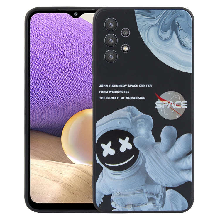 Martian Astronaut Pattern Shockproof Phone Case, For Samsung Galaxy A23 5G / 4G, For Samsung Gala...
