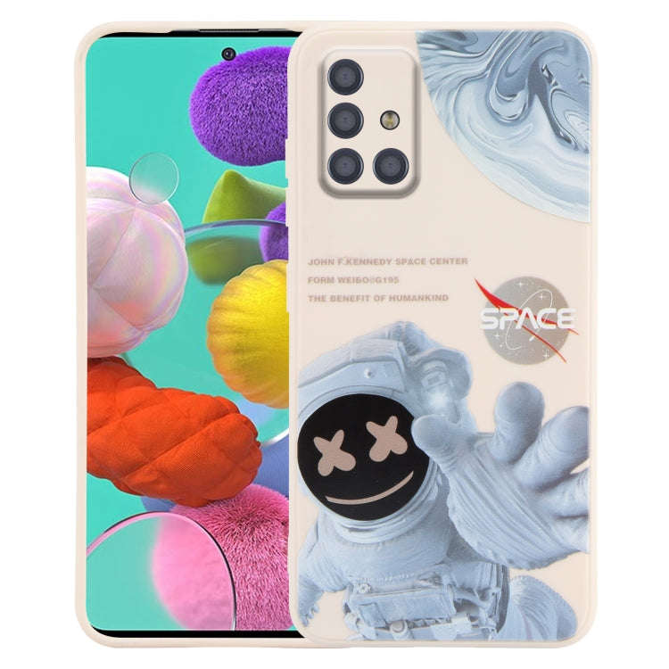 Martian Astronaut Pattern Shockproof Phone Case, For Samsung Galaxy A21s / A21, For Samsung Galax...