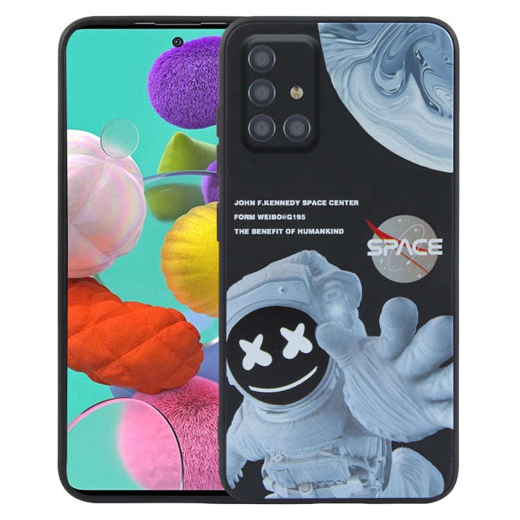Martian Astronaut Pattern Shockproof Phone Case, For Samsung Galaxy A21s / A21, For Samsung Galax...