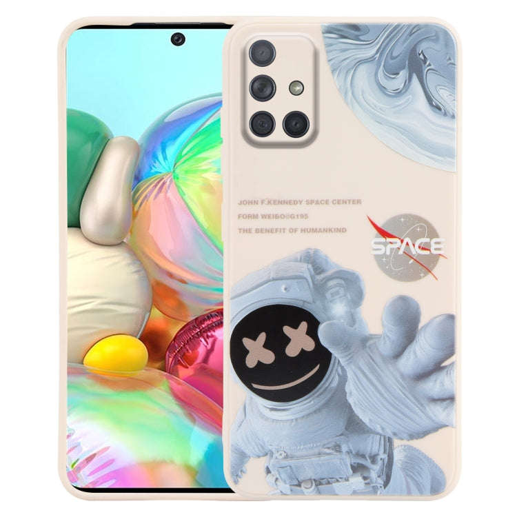 Martian Astronaut Pattern Shockproof Phone Case, For Samsung Galaxy A21s / A21, For Samsung Galax...