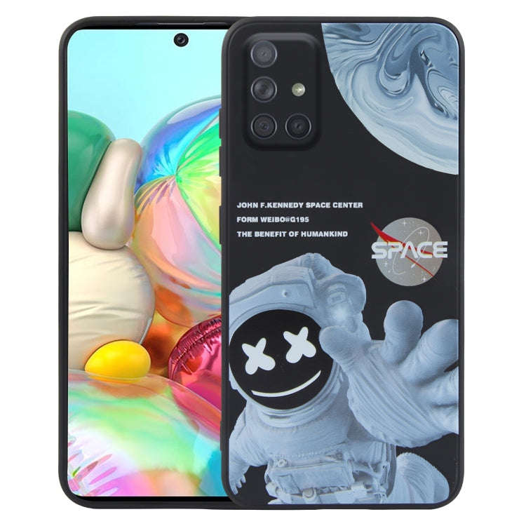 Martian Astronaut Pattern Shockproof Phone Case, For Samsung Galaxy A21s / A21, For Samsung Galax...