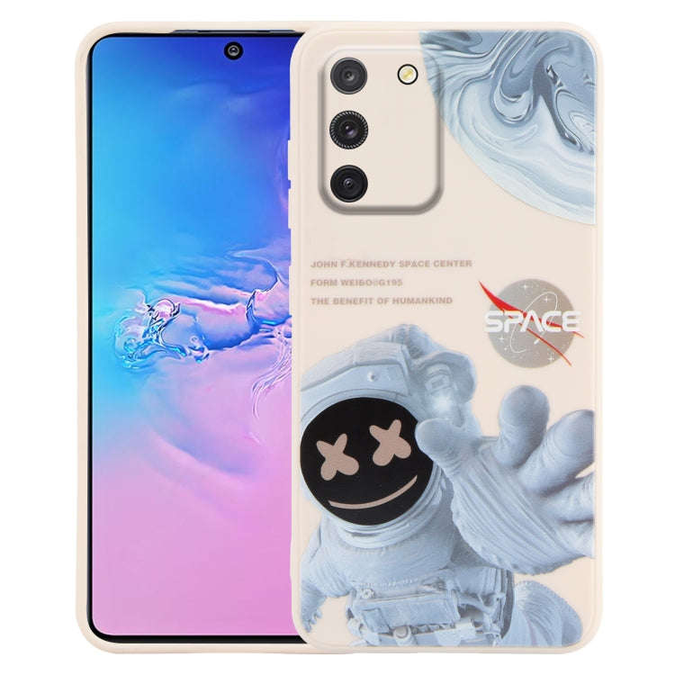 Martian Astronaut Pattern Shockproof Phone Case, For Samsung Galaxy A21s / A21, For Samsung Galax...