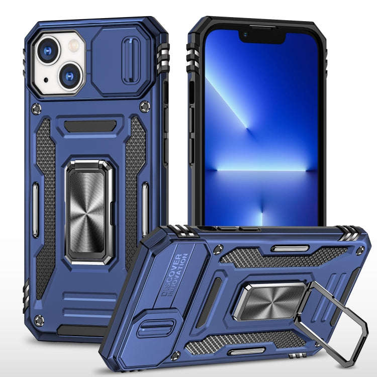 Armor PC + TPU Camera Shield Phone Case, For iPhone 16 Pro, For iPhone 16 Plus, For iPhone 16, Fo...