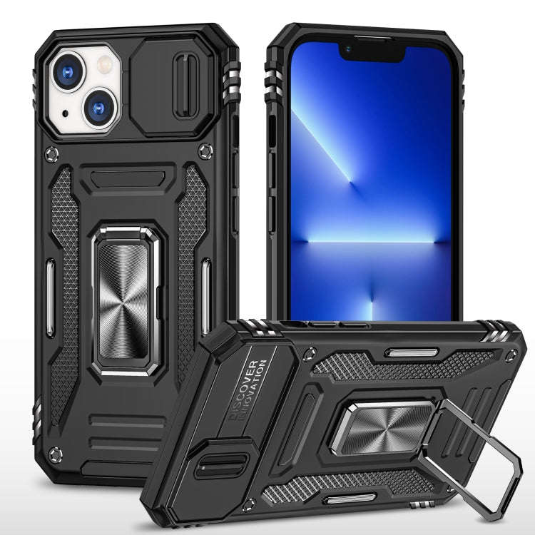 Armor PC + TPU Camera Shield Phone Case, For iPhone 16 Pro, For iPhone 16 Plus, For iPhone 16, Fo...