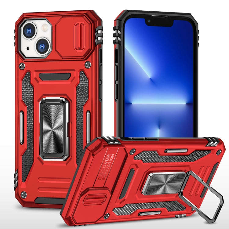 Armor PC + TPU Camera Shield Phone Case, For iPhone 16 Pro, For iPhone 16 Plus, For iPhone 16, Fo...