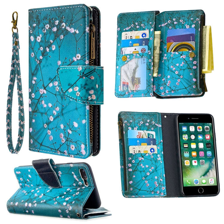 Colored Drawing Pattern Zipper Horizontal Flip Leather Case with Holder & Card Slots & Wallet, Fo...