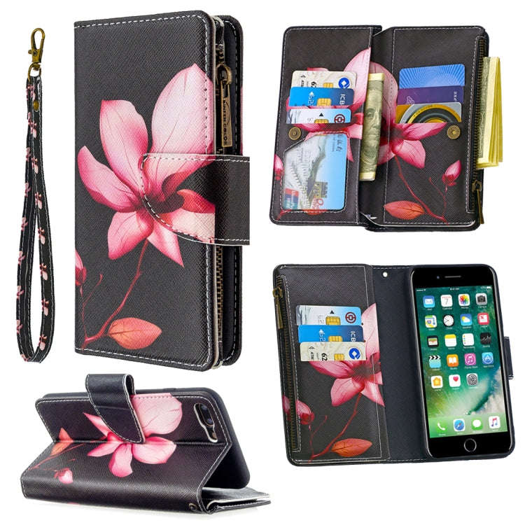 Colored Drawing Pattern Zipper Horizontal Flip Leather Case with Holder & Card Slots & Wallet, Fo...