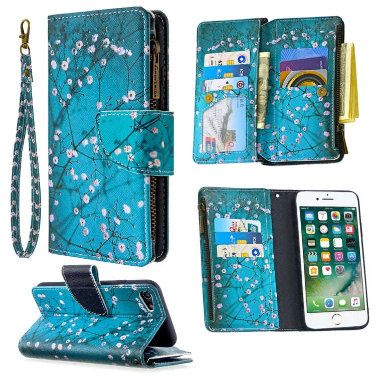 Colored Drawing Pattern Zipper Horizontal Flip Leather Case with Holder & Card Slots & Wallet, Fo...