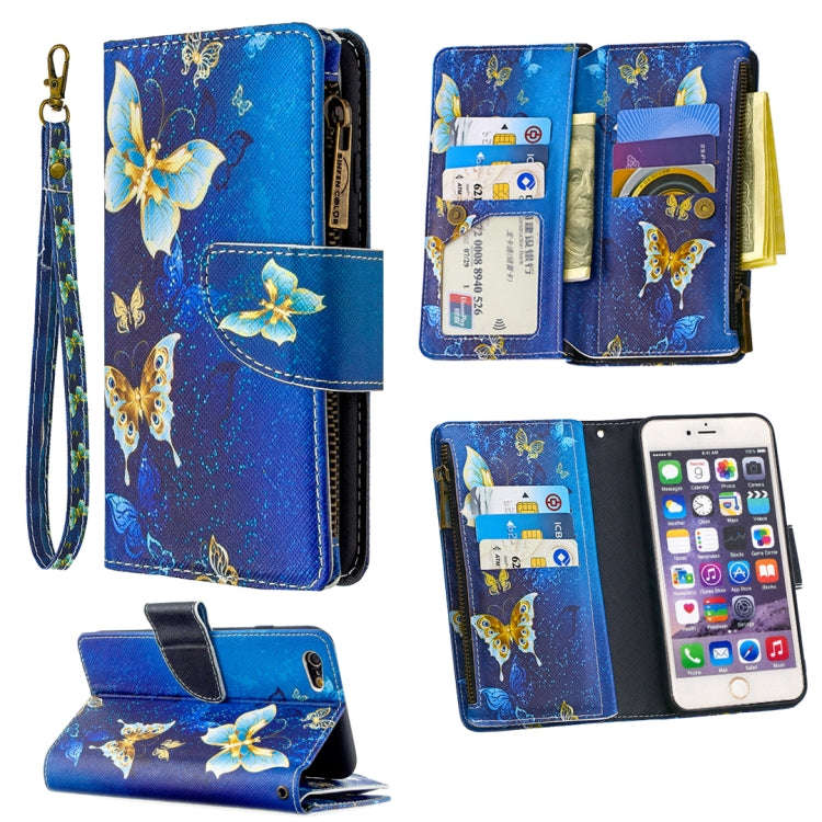 Colored Drawing Pattern Zipper Horizontal Flip Leather Case with Holder & Card Slots & Wallet, Fo...