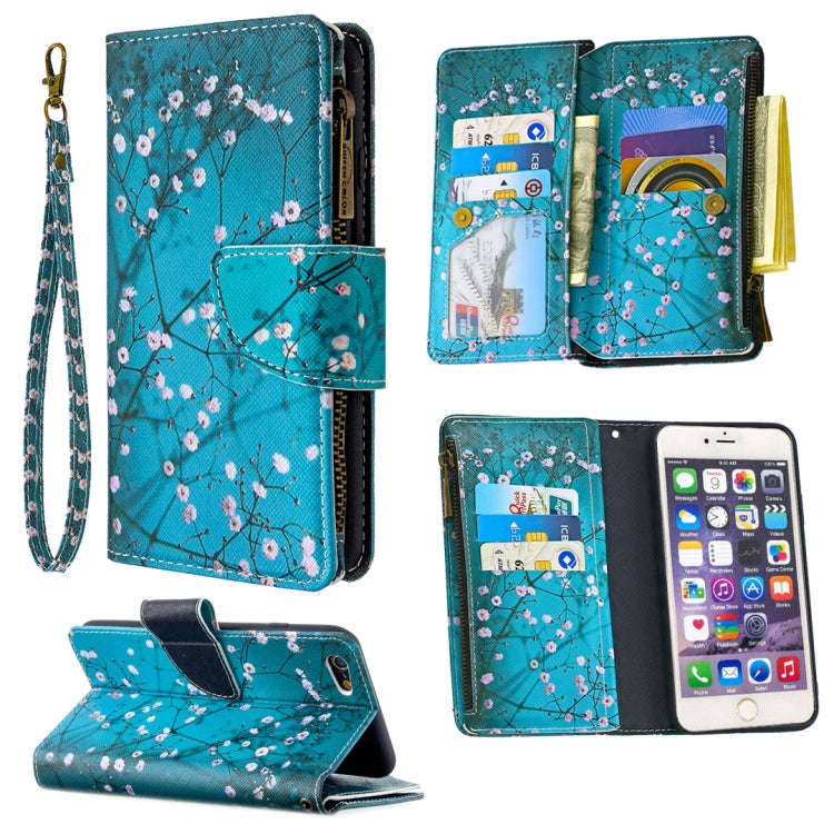 Colored Drawing Pattern Zipper Horizontal Flip Leather Case with Holder & Card Slots & Wallet, Fo...