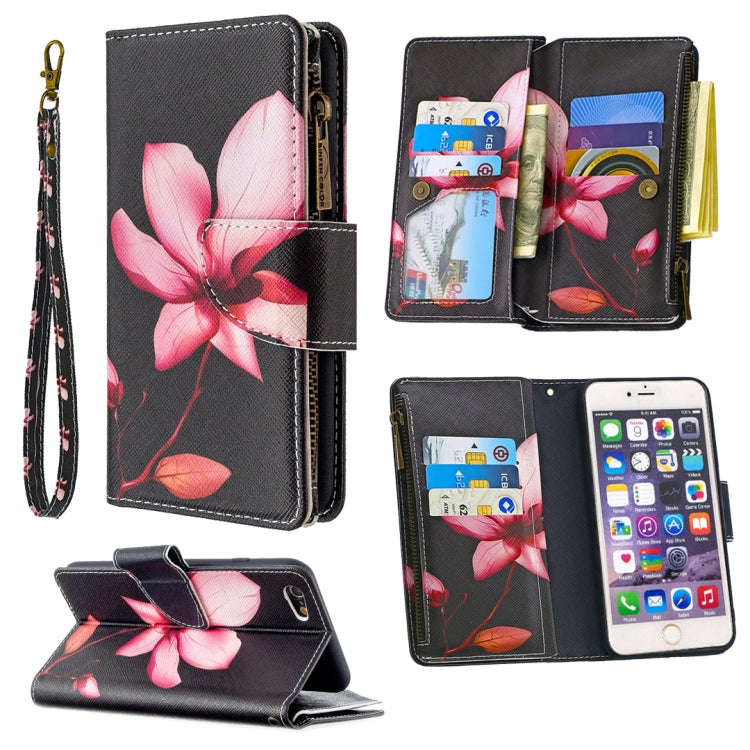 Colored Drawing Pattern Zipper Horizontal Flip Leather Case with Holder & Card Slots & Wallet, Fo...