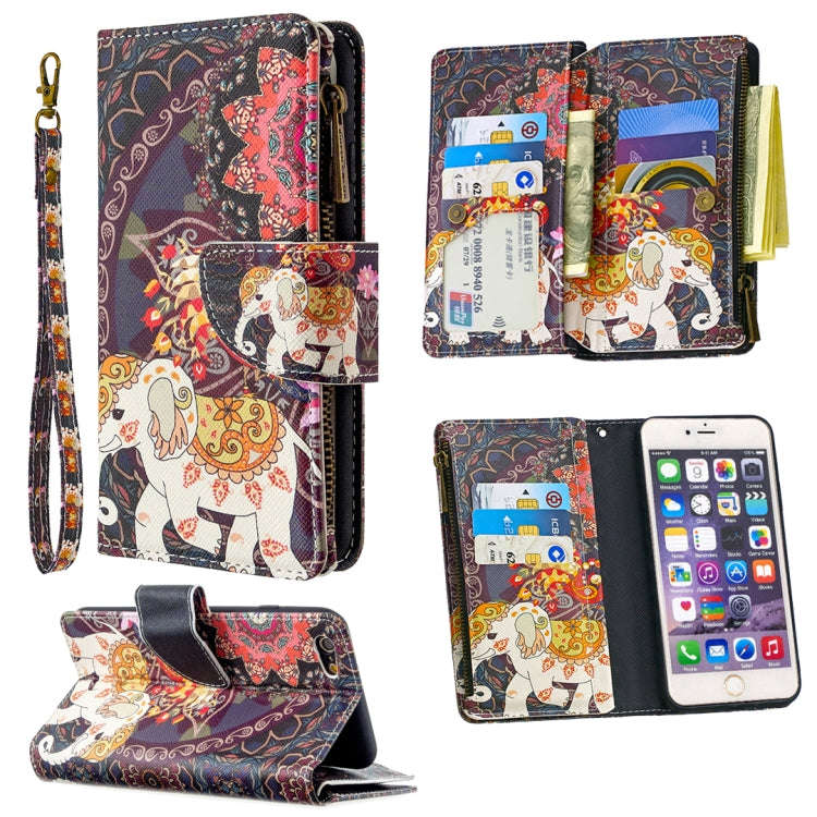 Colored Drawing Pattern Zipper Horizontal Flip Leather Case with Holder & Card Slots & Wallet, Fo...