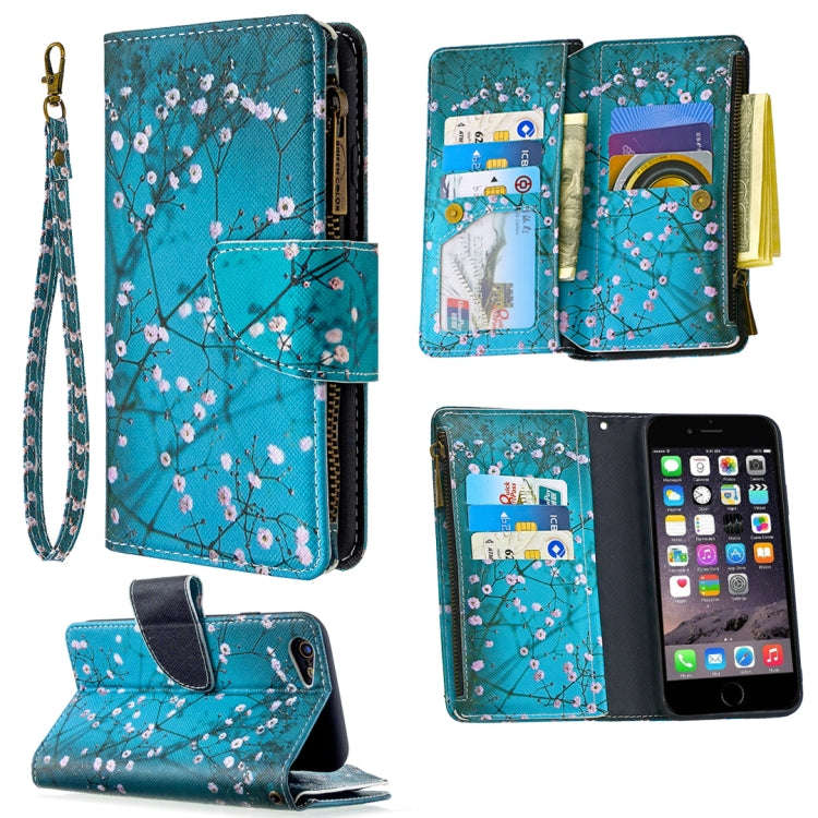 Colored Drawing Pattern Zipper Horizontal Flip Leather Case with Holder & Card Slots & Wallet, Fo...
