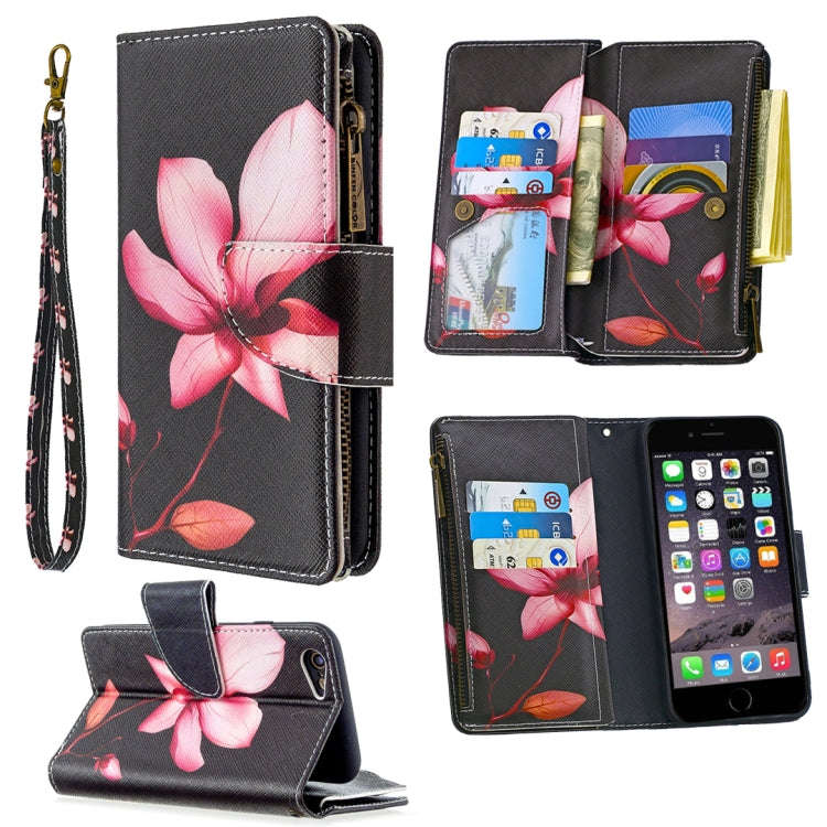 Colored Drawing Pattern Zipper Horizontal Flip Leather Case with Holder & Card Slots & Wallet, Fo...