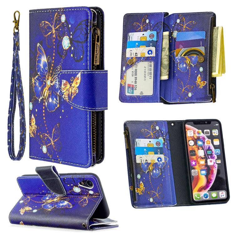 Colored Drawing Pattern Zipper Horizontal Flip Leather Case with Holder & Card Slots & Wallet, Fo...