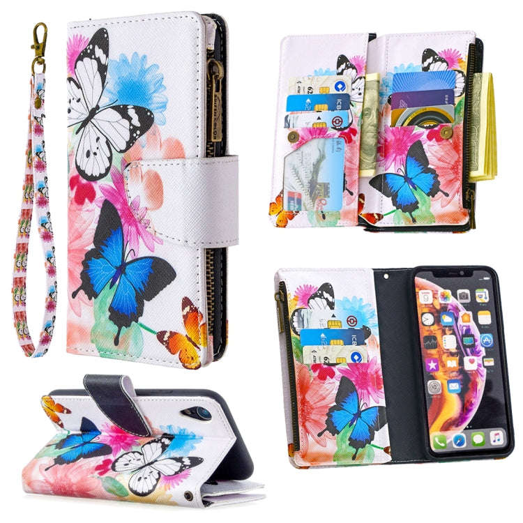 Colored Drawing Pattern Zipper Horizontal Flip Leather Case with Holder & Card Slots & Wallet, Fo...