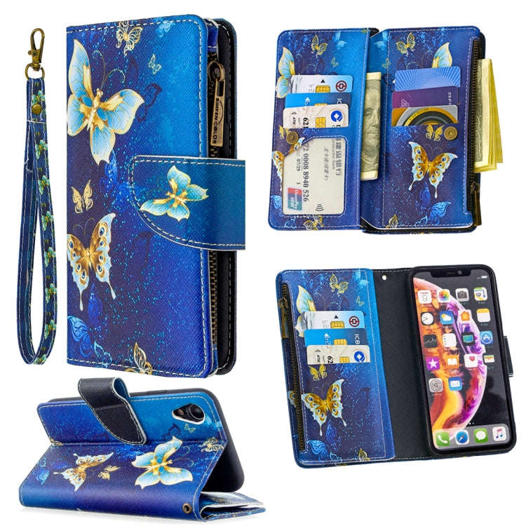Colored Drawing Pattern Zipper Horizontal Flip Leather Case with Holder & Card Slots & Wallet, Fo...