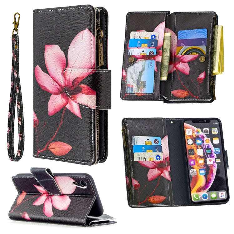 Colored Drawing Pattern Zipper Horizontal Flip Leather Case with Holder & Card Slots & Wallet, Fo...
