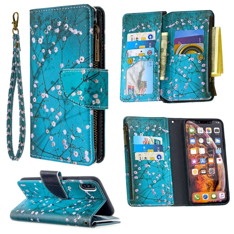 Colored Drawing Pattern Zipper Horizontal Flip Leather Case with Holder & Card Slots & Wallet, Fo...
