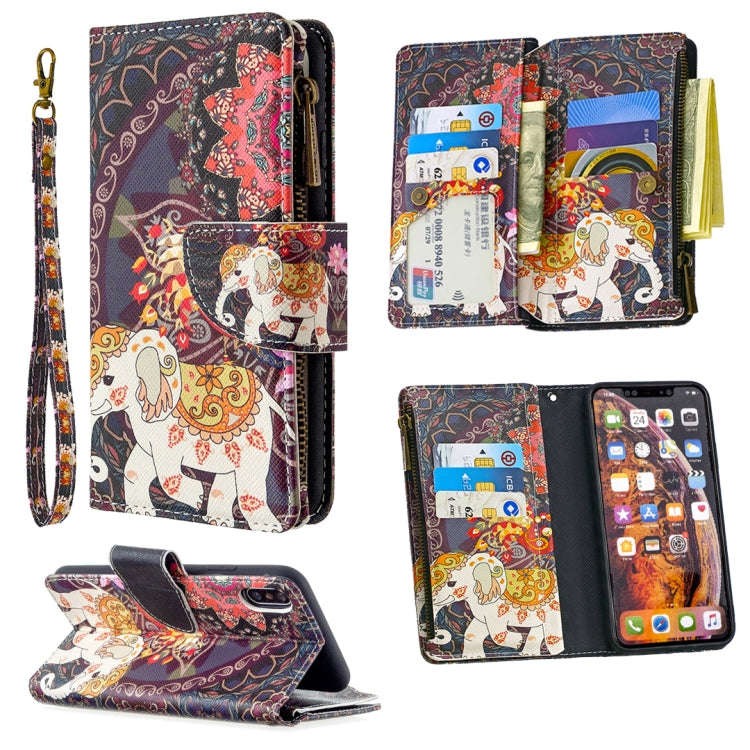 Colored Drawing Pattern Zipper Horizontal Flip Leather Case with Holder & Card Slots & Wallet, Fo...