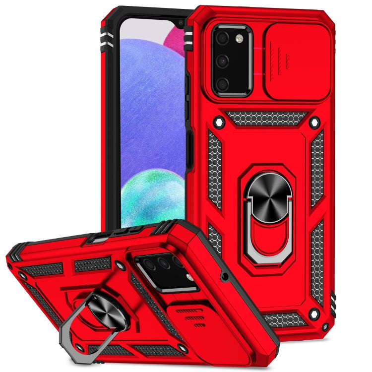 Sliding Camshield Holder Phone Case, For Samsung Galaxy A03, For Samsung Galaxy A03 166mm, For Sa...
