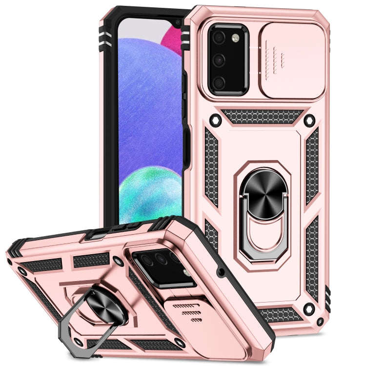 Sliding Camshield Holder Phone Case, For Samsung Galaxy A03, For Samsung Galaxy A03 166mm, For Sa...