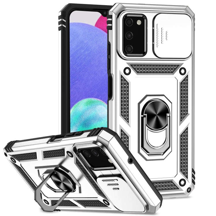 Sliding Camshield Holder Phone Case, For Samsung Galaxy A03, For Samsung Galaxy A03 166mm, For Sa...