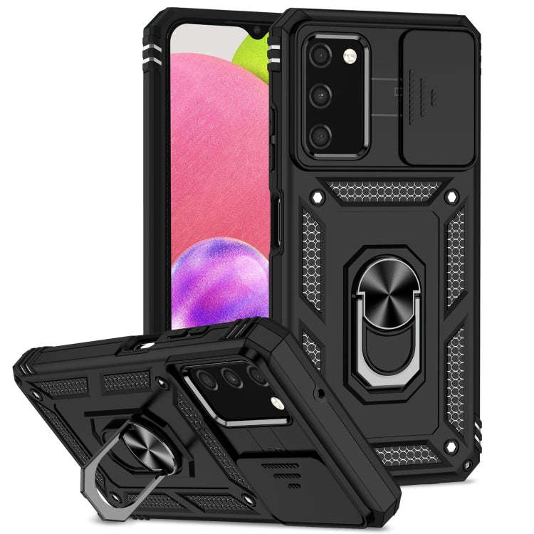 Sliding Camshield Holder Phone Case, For Samsung Galaxy A03, For Samsung Galaxy A03 166mm, For Sa...