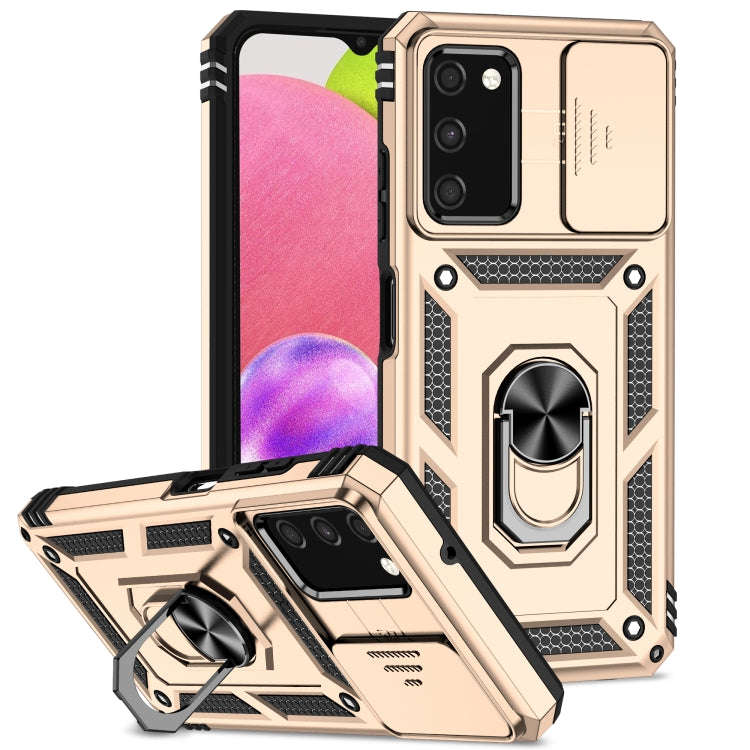 Sliding Camshield Holder Phone Case, For Samsung Galaxy A03, For Samsung Galaxy A03 166mm, For Sa...