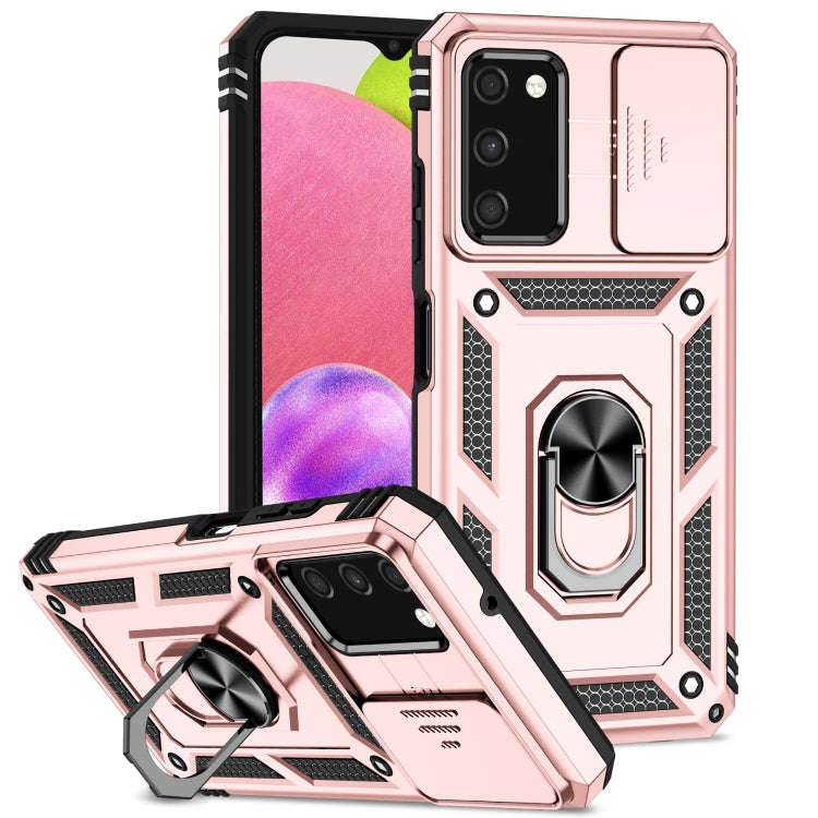 Sliding Camshield Holder Phone Case, For Samsung Galaxy A03, For Samsung Galaxy A03 166mm, For Sa...
