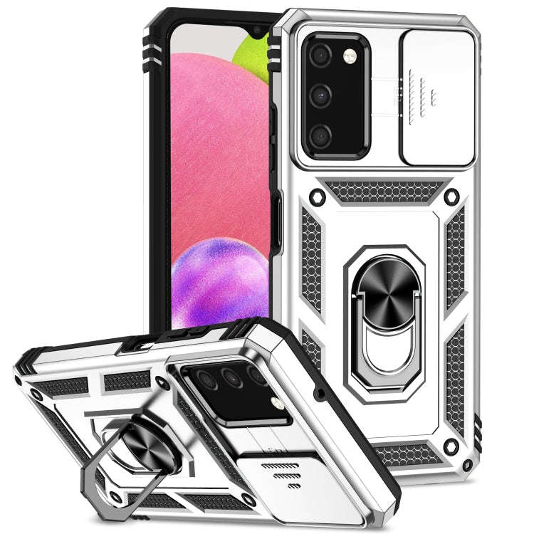 Sliding Camshield Holder Phone Case, For Samsung Galaxy A03, For Samsung Galaxy A03 166mm, For Sa...
