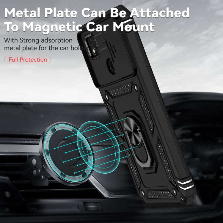 Sliding Camshield Holder Phone Case, For Samsung Galaxy A03, For Samsung Galaxy A03 166mm, For Sa...